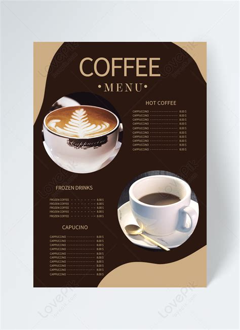 How To Design A Coffee Menu Tutorial Pics