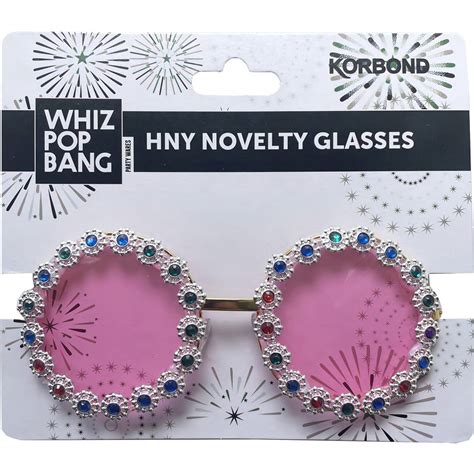Whiz Pop Bang Novelty Glasses Round Each Woolworths