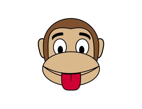 Monkey With Tongue Out Clip Art Image Clipsafari