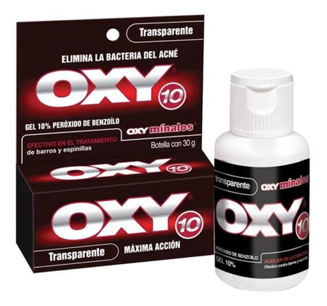 Tratamiento Oxy 10 Transparente 30gr Acné Espinillas Cenvío Envío Gratis