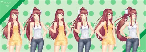 Ddlc Recoded Monikas New Outfits Ddlc