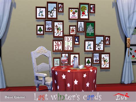 The Sims Resource Last Winter Cards