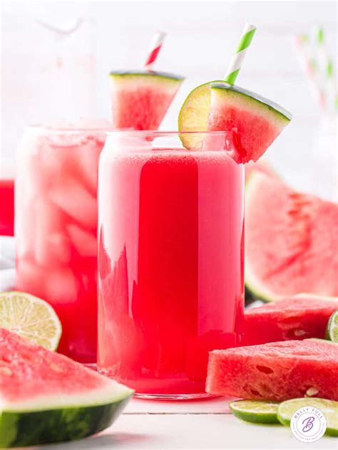 Watermelon Juice Recipe Only 3 Ingredients Belly Full