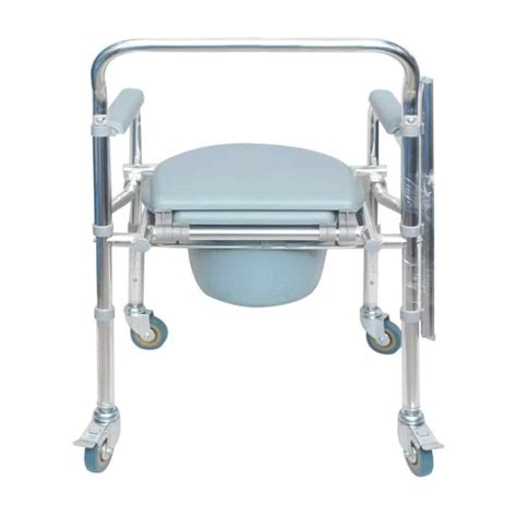 Handicapped Toilet Seat Commode Chair Seniors Elderly Wheelchair India