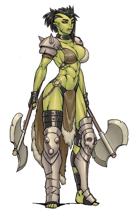 Orc Babe Orcs Female Orc Fantasy Artwork Character Design