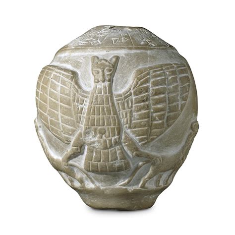 Lion Headed Eagle Of Lagash Mace Head Dedicated To The Life Of Ruler