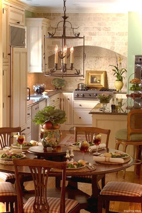 Awesome 44 Small Kitchen Ideas French Country Style