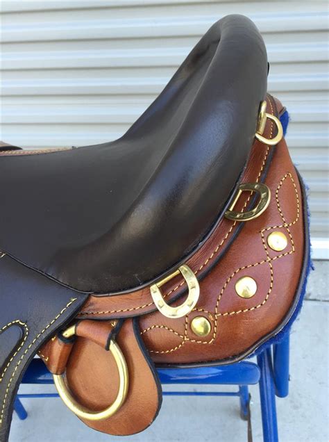 Made from american leather and the drover poley made from english tanned leather. 21" New Leather Australian Stock Trail Saddle Package By ...