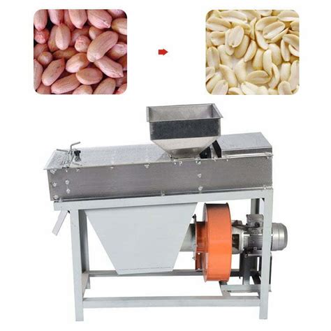 Automatic Roasted Peanut Skin Peeling Machine Dry Peanut Red Coat Skin
