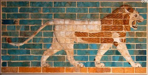 Babylonian Lion Relief From Processional Way At Yale University Art