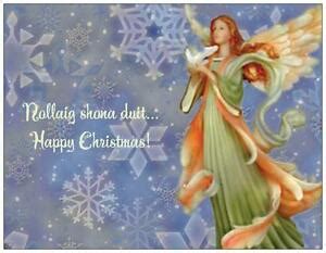 Irishcentral would like to wish you a very merry christmas as share these irish blessings with your family and friends this christmas. 20 CHRISTMAS Irish BLESSING ANGEL Celtic Gaelic Greeting POSTCARDS | eBay