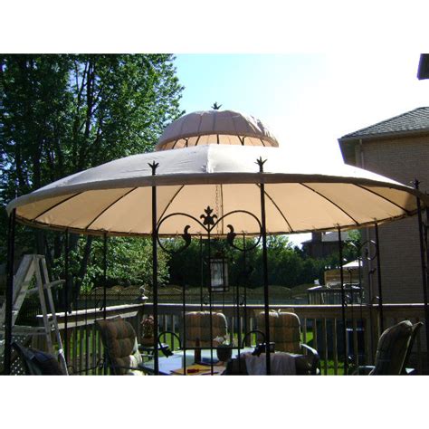 Each user gets their very own separate seat with its own armrests and its own separate canopy. Canadian Tire Sunjoy Round Gazebo Replacement Canopy ...