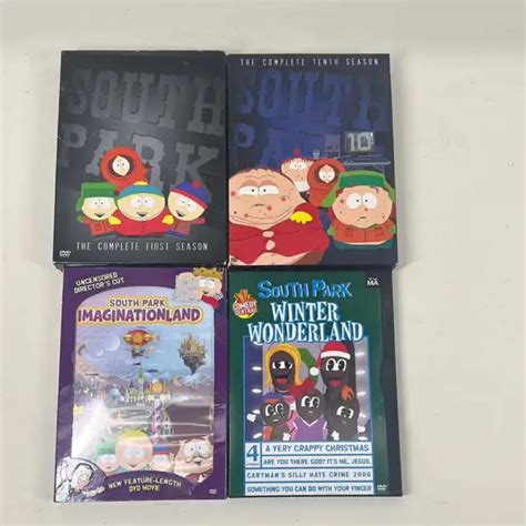 Lot Of South Park Dvds First And Tenth Seasons Imaginationland Winter Wonderland 3999 Picclick