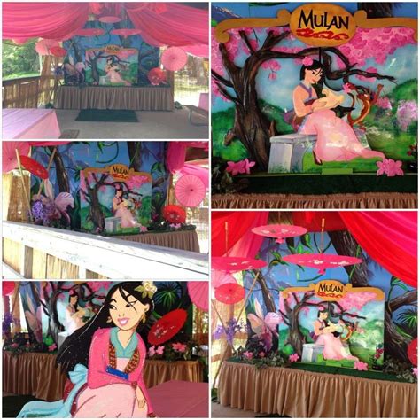 Princess Mulan Birthday Party Ideas Photo 1 Of 14 Princess Birthday