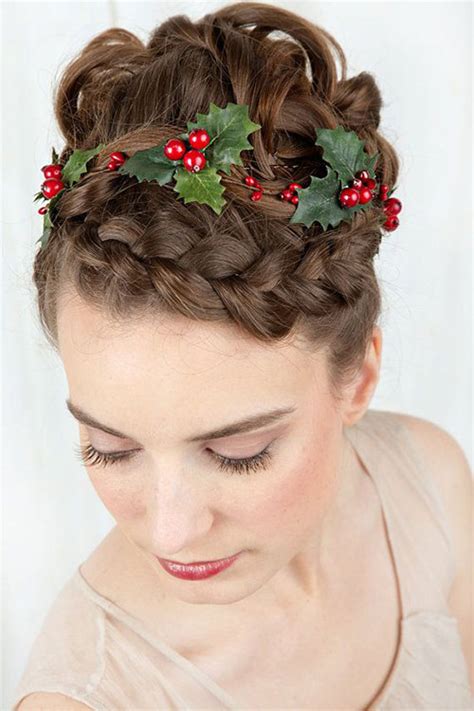15 Creative Christmas Themed Hairstyle Ideas 2015 Xmas Tree