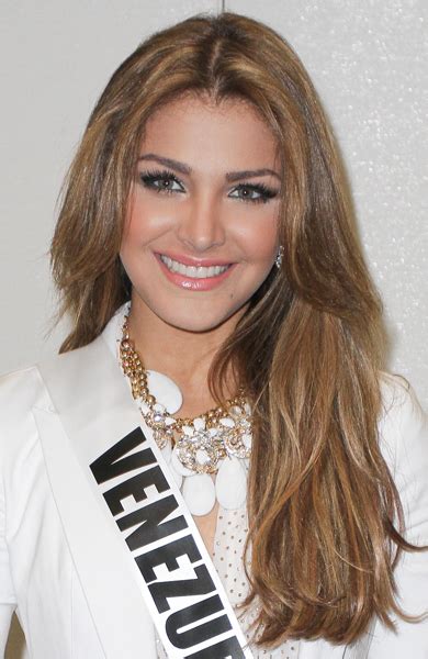 Miss Universe Beauty Pageant Miss Venezuela Migbelis Castellanos Says