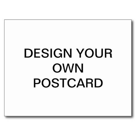 Design Your Own Custom Postcard Custom Postcards Postcard Layout