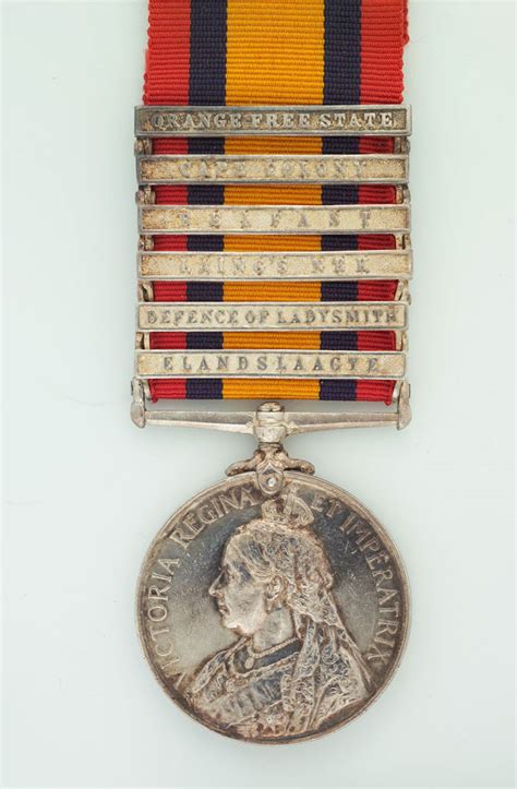 Queens South Africa Medal 1899 1902 With Six Clasps General Sir