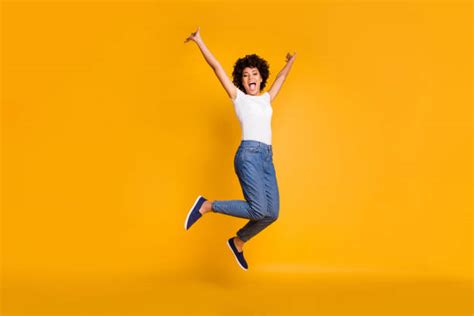 Woman Jumping Stock Photos Pictures And Royalty Free Images Istock