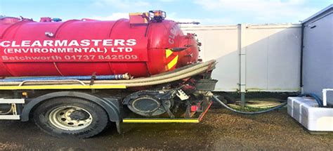 Commercial Liquid Waste Tank Emptying Clearmasters Environmental Ltd
