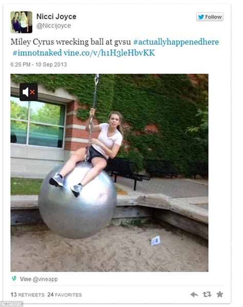 College Students Try To Imitate Miley Cyrus Wrecking Ball Video