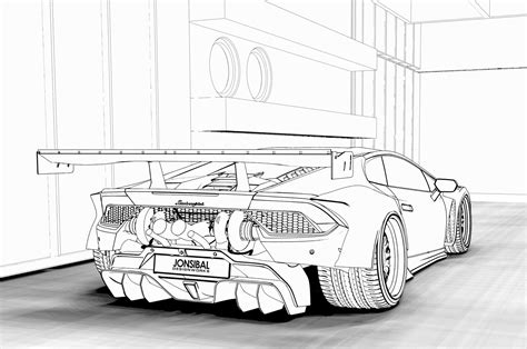 Kleurplaat Auto Lamborghini : Rugged Lamborghini Coloring Pages | Cars