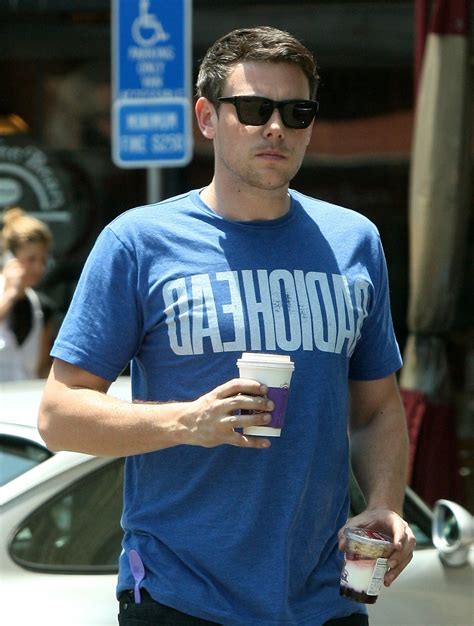 Cory Monteith Leaves The Coffee Bean In West Hollywood July 11 2012 Cory Monteith Photo