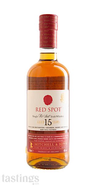Red Spot 15 Year Old Single Pot Still Irish Whiskey Ireland Spirits