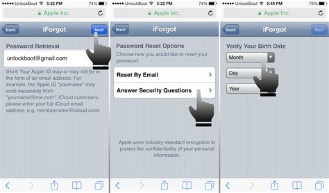 How do you unlock a locked ipad? How to Reset iCloud Password From Your iPhone or iPad