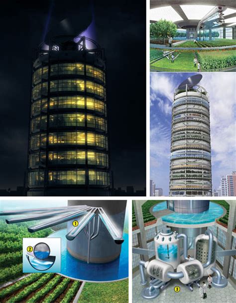 3d City Farms 5 Urban Design Proposals For Green Towers Urbanist