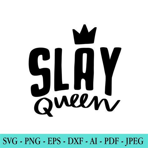 Slay Queen Svg Strong Woman Svg Frauen Empowerment Svg Etsy Schweiz