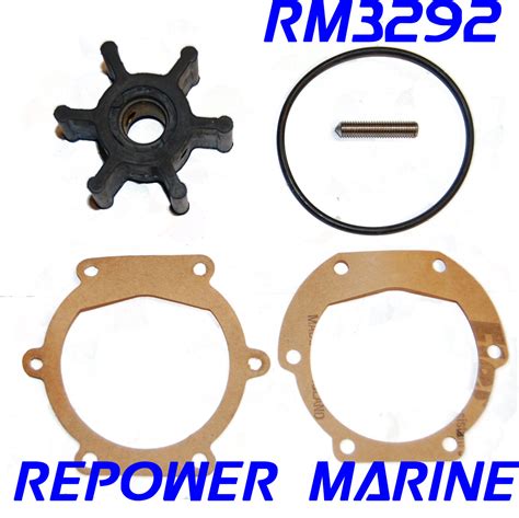 Impeller Kit For Yanmar Marine Replaces 128990 42200 2gm20 Yeu