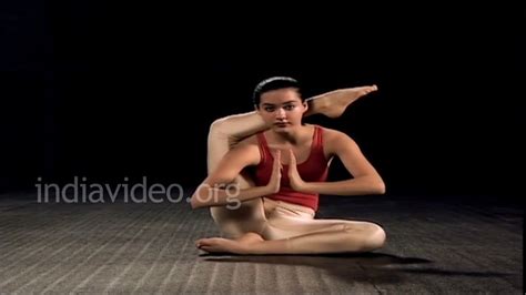 Yoga Pose Leg Behind The Head Eka Pada Sirasana Video Dailymotion