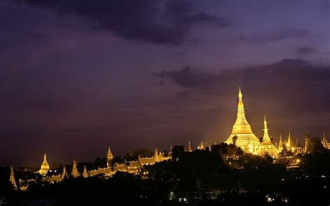 Sunset Over Shwedagon In Yangon Myanmar See More Top 6 Destinations To