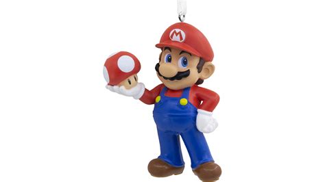Hallmark Christmas Ornament Nintendo Super Mario With Mushroom