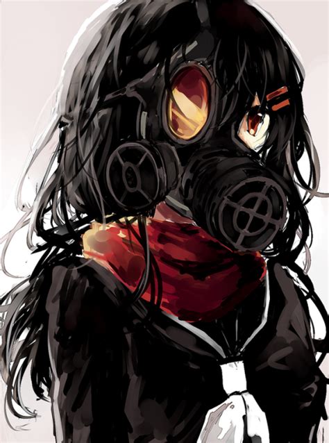 Pin By Wolf Hyoudou On Gas Mask Anime Gas Mask Anime Manga Anime