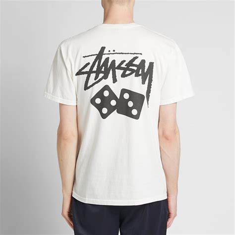 Stussy Dice Pigment Dyed Tee Natural End Global