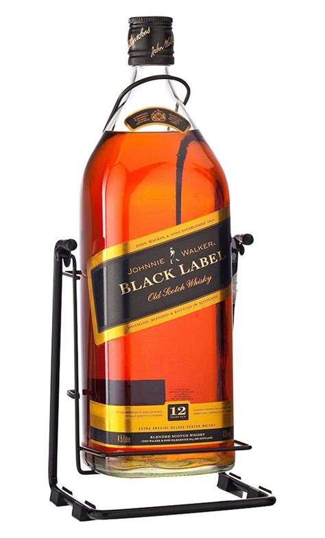 Johnny Walker Black 45 Litre Bebidas Alcoholicas Licor Whisky