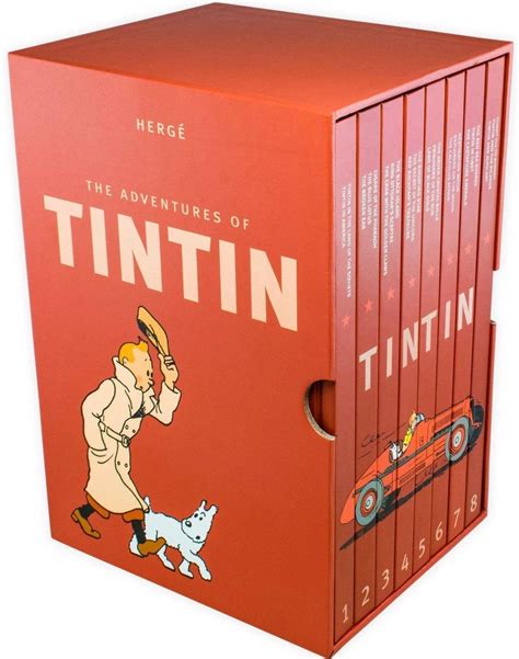The Complete Adventures Of Tintin Collection 8 Books Action Myst — Books2door