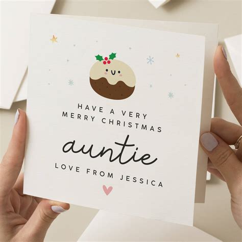 Merry Christmas Auntie Card By Twist Stationery