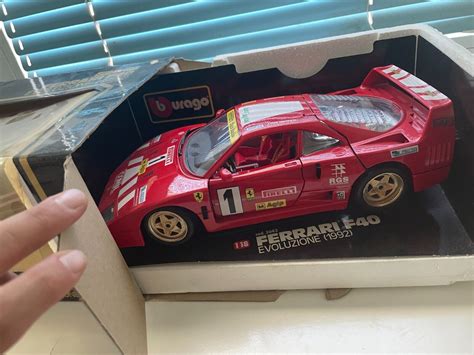 3042 Burago Ferrari F40 Evoluzione 1992 118 Ebay