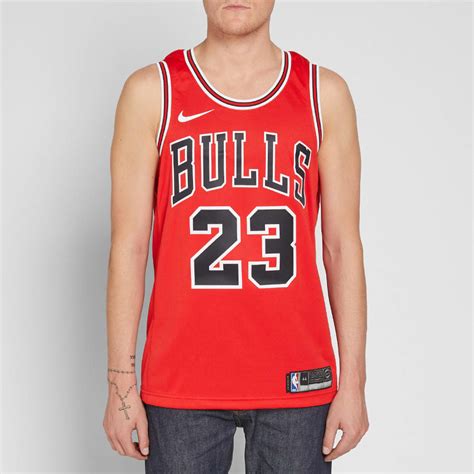 Nike Michael Jordan Chicago Bulls Swingman Jersey University Red End