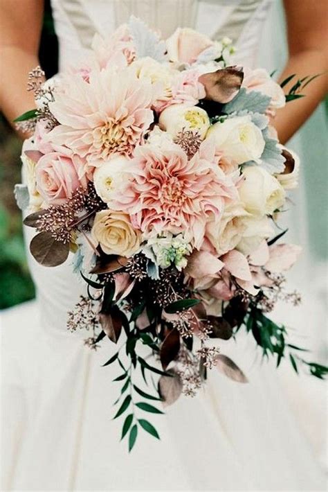 top 15 blush pink wedding bouquets for spring 2021 emmalovesweddings bohemian wedding