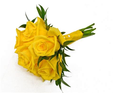 Prom Bouquets House Of Flowers Yellow Rose Bouquet Prom Bouquet