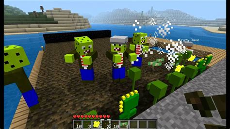 Minecraft Mod Spotlight Plants Vs Zombies Update V50 Youtube