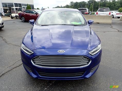2015 Deep Impact Blue Metallic Ford Fusion Se 134189164 Photo 13