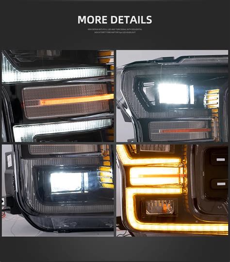 Vland Wholesales Rockauto Led Headlight For Ford F150 2017 Up Led Head