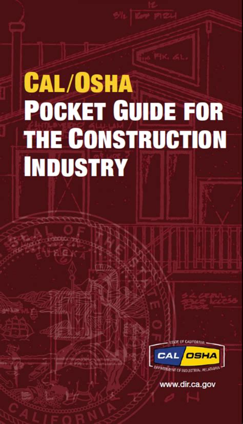 Books Calosha Pocket Guide For Construction Industry Safety Bag