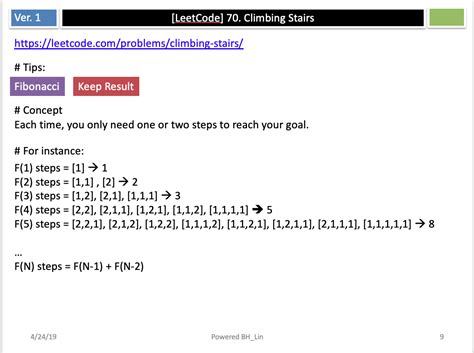 Bh Lin The Leetcode Leetcode Climbing Stairs