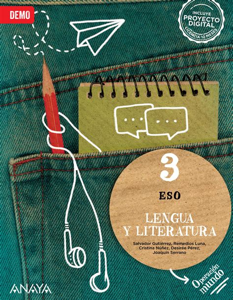 Operación Mundo Lengua y Literatura 3º ESO demo by Grupo Anaya S A